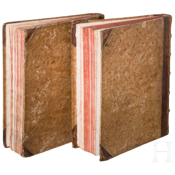 Christian Friedrich Schwan (1733 - 1815), "Abbildungen derjenigen Ritter-Orden welche eine eigene Ordenskleidung haben...", komplette zweib&auml;ndige Ausgabe, Mannheim, 1791
