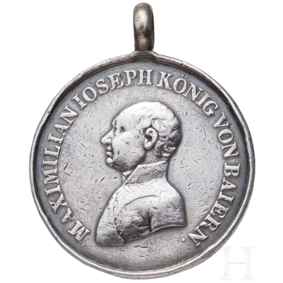 Bayerische Silberne Milit&auml;r-Verdienst-Medaille oder "Tapferkeitsmedaille"