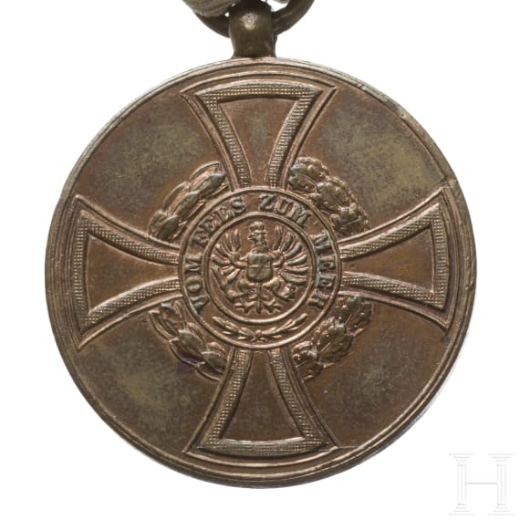 Treuedienstmedaille zum 75. Geburtstag Wilhelms II.