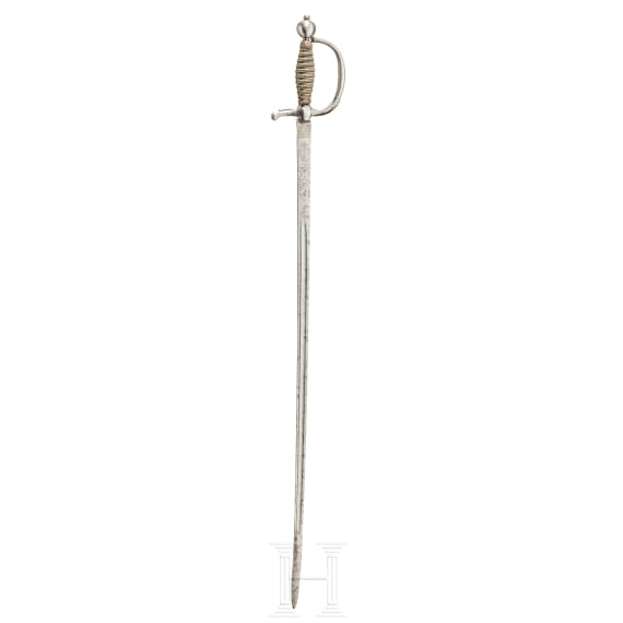 Felds&auml;bel mit Solinger Klinge und Klappgef&auml;&szlig;, um 1740