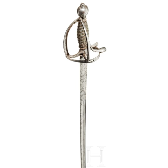 Felds&auml;bel mit Solinger Klinge und Klappgef&auml;&szlig;, um 1740