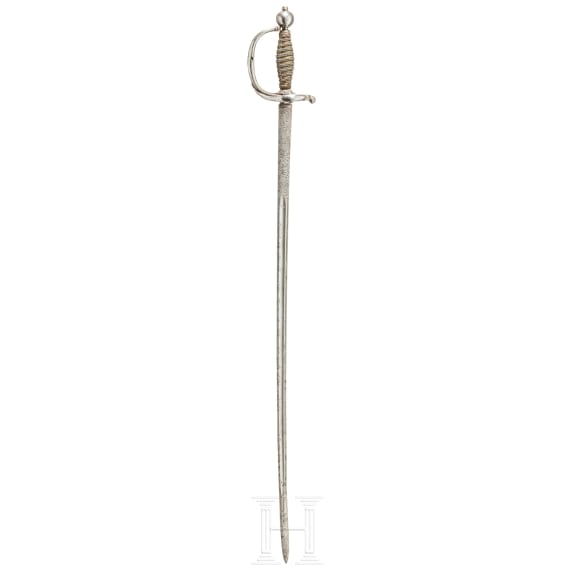Felds&auml;bel mit Solinger Klinge und Klappgef&auml;&szlig;, um 1740