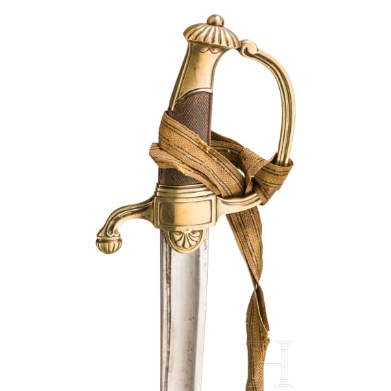 S&auml;bel f&uuml;r Offiziere der Infanterie, um 1800