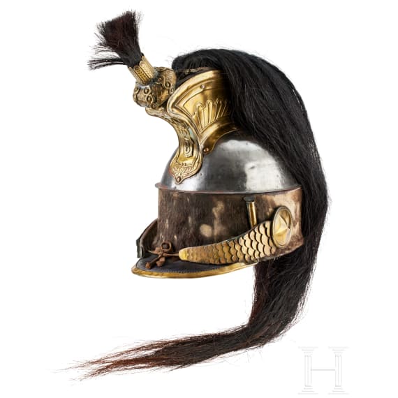 Helm f&uuml;r Mannschaften des 8. K&uuml;rassier-Regiments