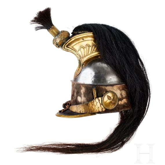 Helm f&uuml;r Mannschaften des 8. K&uuml;rassier-Regiments