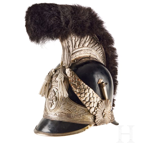 Raupenhelm der Garde Nationale &agrave; Cheval, 1. Restoration, 1814