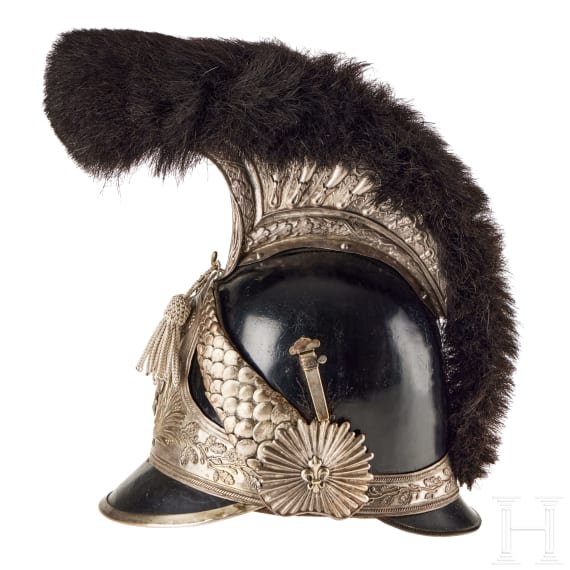 Raupenhelm der Garde Nationale &agrave; Cheval, 1. Restoration, 1814