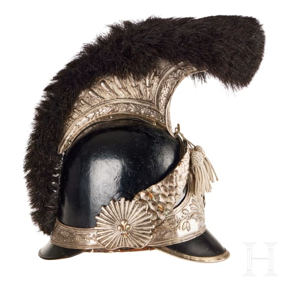 Raupenhelm der Garde Nationale &agrave; Cheval, 1. Restoration, 1814