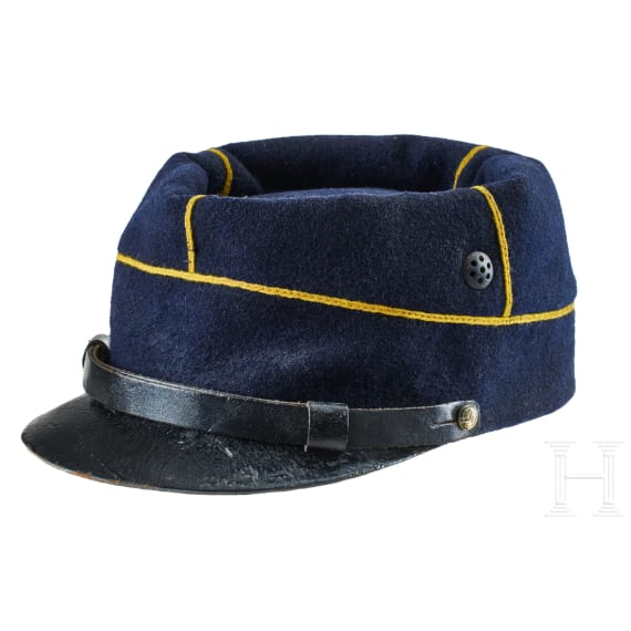 Two kepi caps for French enlisted Infantry and Infantry 27th Regiment