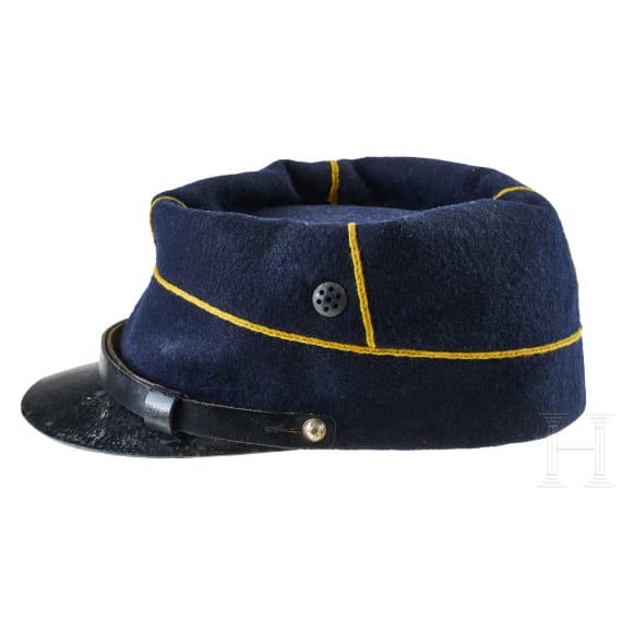Two kepi caps for French enlisted Infantry and Infantry 27th Regiment