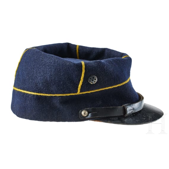 Two kepi caps for French enlisted Infantry and Infantry 27th Regiment