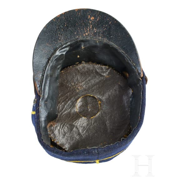 Two kepi caps for French enlisted Infantry and Infantry 27th Regiment