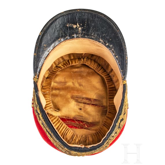 A kepi cap for a French General of Division