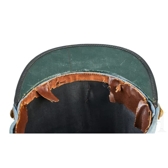 Two Kepi Caps for a French Cuirassier Officer and a French Officer of St. Cyr Cavalry School