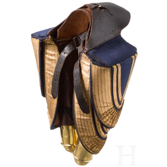 Ein Paar Sattelholster f&uuml;r Offiziere, wohl Frankreich, Mitte 19. Jhdt.