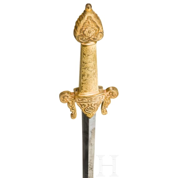 Geschenkschwert f&uuml;r einen marokkanischen W&uuml;rdentr&auml;ger, Frankreich, 20. Jhdt.