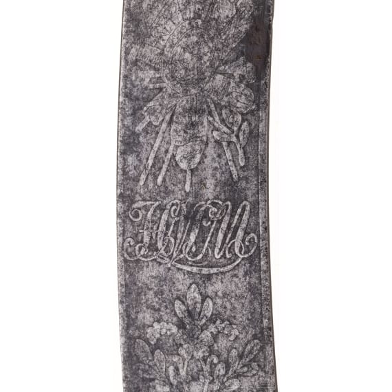 L&ouml;wenkopfs&auml;bel M 1803 f&uuml;r hohe Offiziere von Reddell, London, 1. Viertel 19. Jhdt.