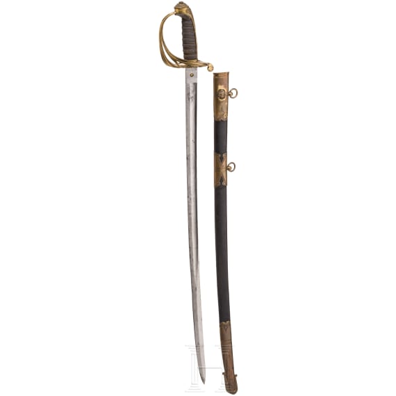 S&auml;bel M 1822 f&uuml;r Offiziere der Infanterie, 1837 - 1901