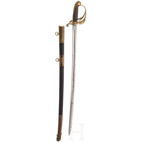 S&auml;bel M 1822 f&uuml;r Offiziere der Infanterie, 1837 - 1901