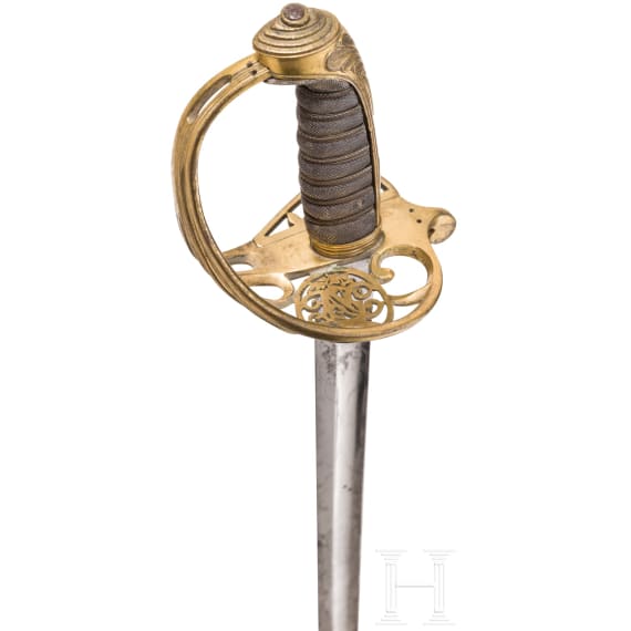 S&auml;bel M 1822 f&uuml;r Offiziere der Infanterie, 1837 - 1901