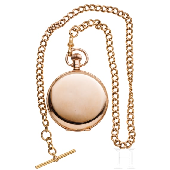 Goldene Savonnette von Kendal & Dent, London