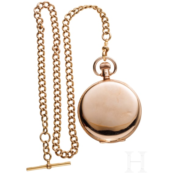 Goldene Savonnette von Kendal & Dent, London