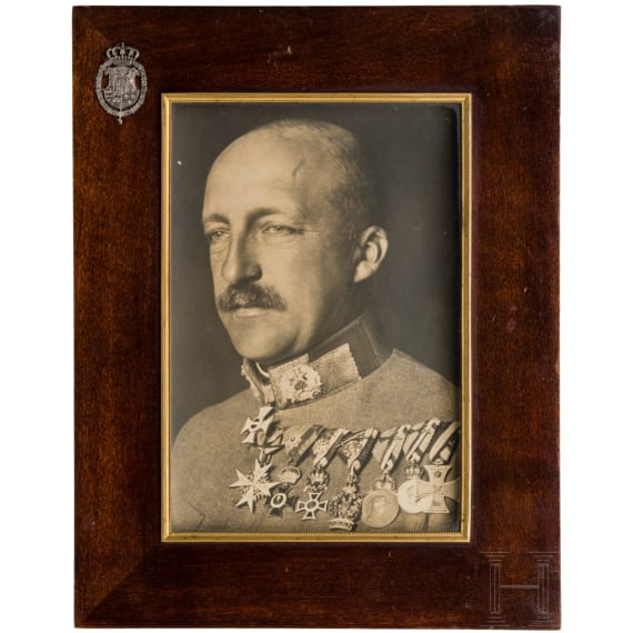 Erzherzog Joseph August von &Ouml;sterreich (1872 - 1962) - Uniformportrait als Generaloberst in Geschenkrahmen, um 1917