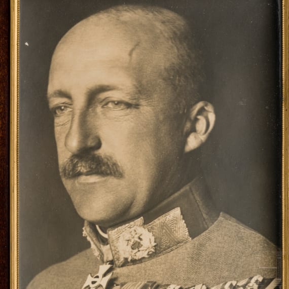 Erzherzog Joseph August von &Ouml;sterreich (1872 - 1962) - Uniformportrait als Generaloberst in Geschenkrahmen, um 1917