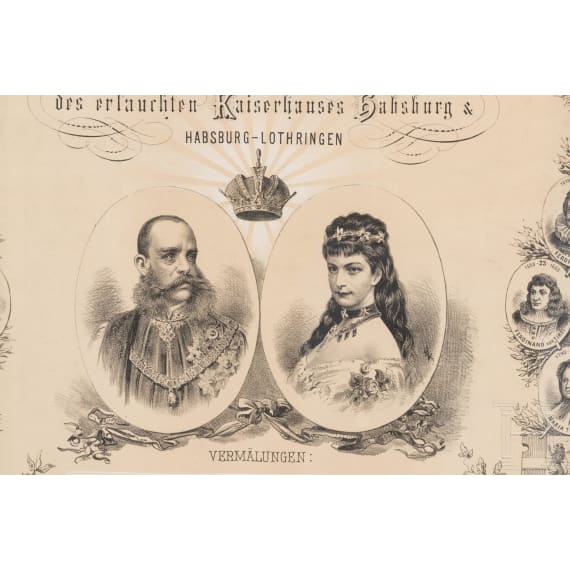 Kaiserin Sisi - drei gerahmte Grafiken, &Ouml;sterreich, 19. Jhdt.