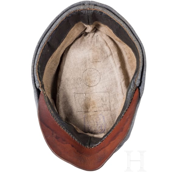 Hechtgraue Feldkappe M 1908 f&uuml;r Mannschaften der Infanterie