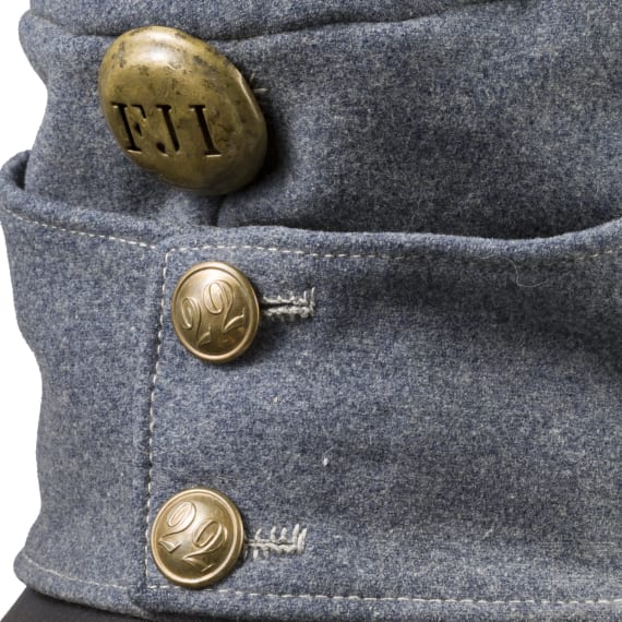 Hechtgraue Feldkappe M 1908 f&uuml;r Mannschaften der Infanterie