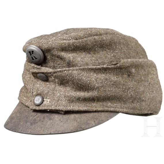 Feldgraue Feldkappe f&uuml;r Mannschaften der k.u.k. Infanterie, um 1916