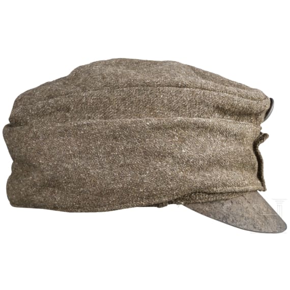 Feldgraue Feldkappe f&uuml;r Mannschaften der k.u.k. Infanterie, um 1916