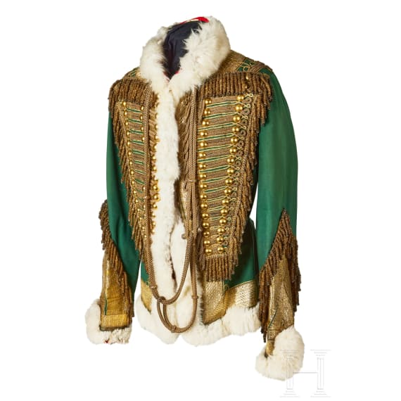 An Austro-Hungarian pelisse for senior officers of 9th Hussar Regiment, circa 1850