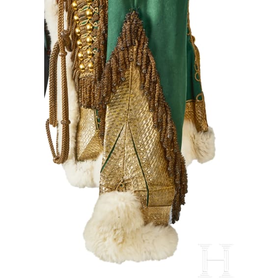 An Austro-Hungarian pelisse for senior officers of 9th Hussar Regiment, circa 1850