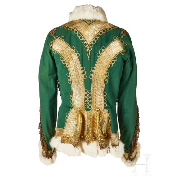 An Austro-Hungarian pelisse for senior officers of 9th Hussar Regiment, circa 1850