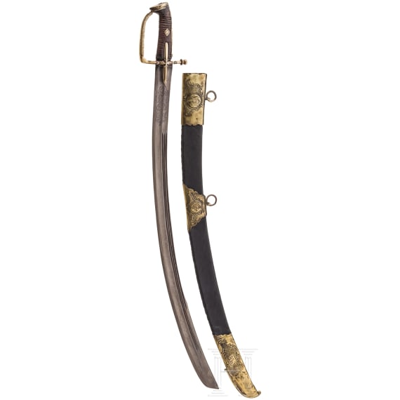 S&auml;bel f&uuml;r Offiziere der Husaren, 1740 - 1780