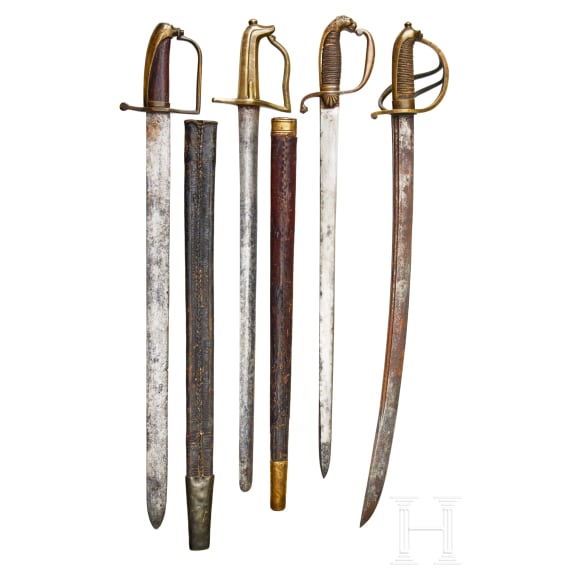 A group of four German/Austrian swords