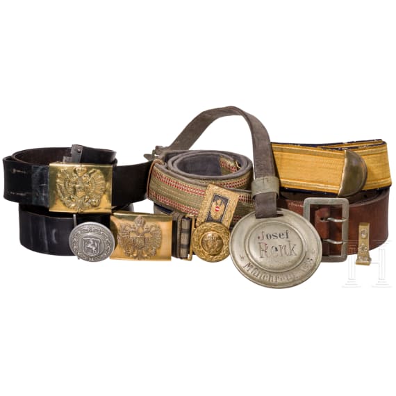 Sammlung Koppel/Feldbinden, &Ouml;sterreich und deutsch, 19./20. Jhdt.
