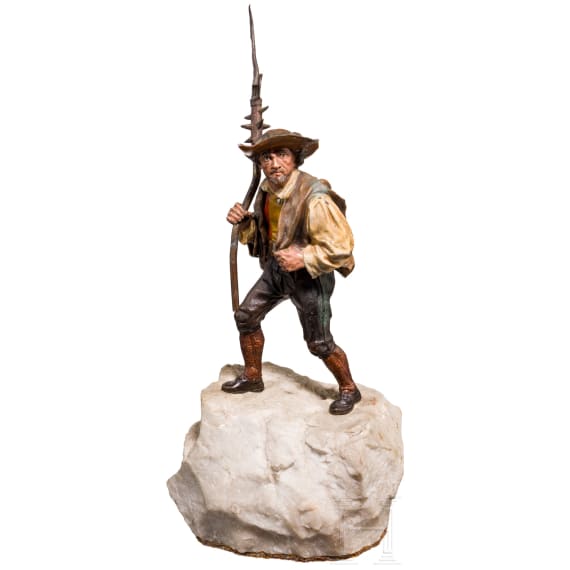 Tiroler Freiheitsk&auml;mpfer - Wiener Bronze, wohl Franz Xaver Bergmann (1861 - 1936)