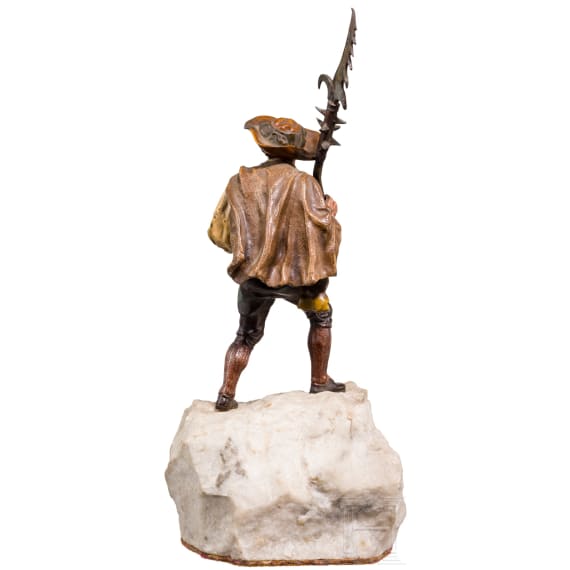 Tiroler Freiheitsk&auml;mpfer - Wiener Bronze, wohl Franz Xaver Bergmann (1861 - 1936)