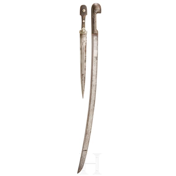 Schaschka M 1904 und Kinzal f&uuml;r Kubankosaken, Russland, datiert 1910 bzw. 1908