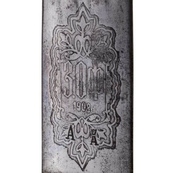 Kinzal M 1904 f&uuml;r Kubankosaken, Russland, Zlatoust, datiert 1908