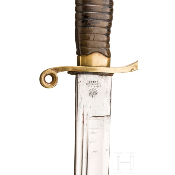 Schaschka M 1909 f&uuml;r Offiziere der russischen Dragoner mit massivem Goldkreuz