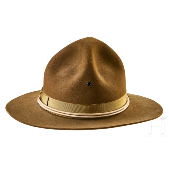 A WWI 1912 U.S. Army Officers Campaign Hat