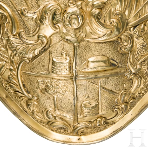 Vergoldeter Ringkragen, Frankreich/Flandern, um 1740