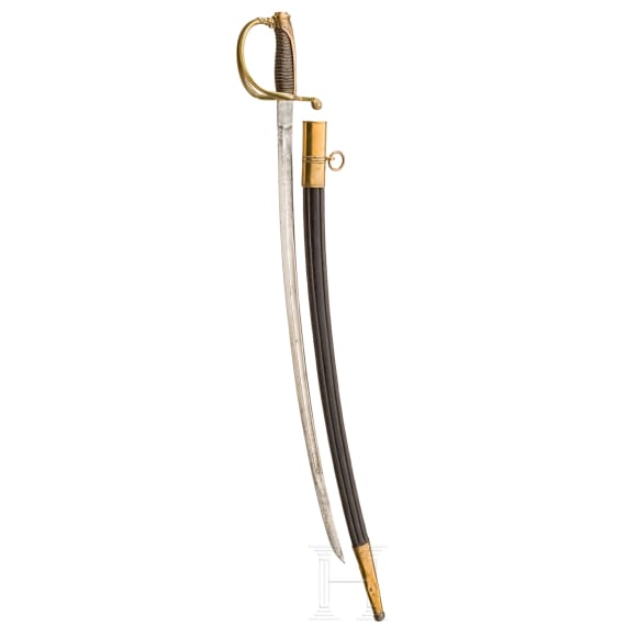 S&auml;bel f&uuml;r Offiziere der Infanterie, um 1850