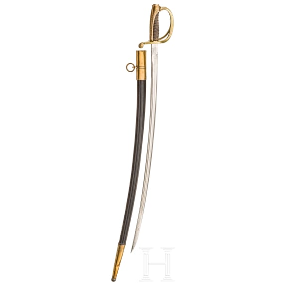 S&auml;bel f&uuml;r Offiziere der Infanterie, um 1850