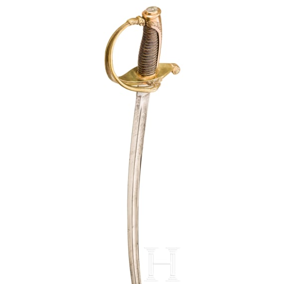 S&auml;bel f&uuml;r Offiziere der Infanterie, um 1850