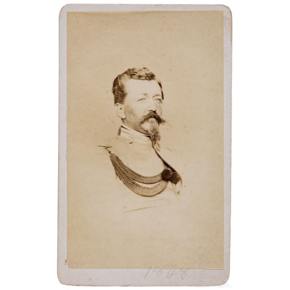 K&ouml;nig Ludwig II. - Patent f&uuml;r den Oberlieutenant Karl Lorch, datiert 1866